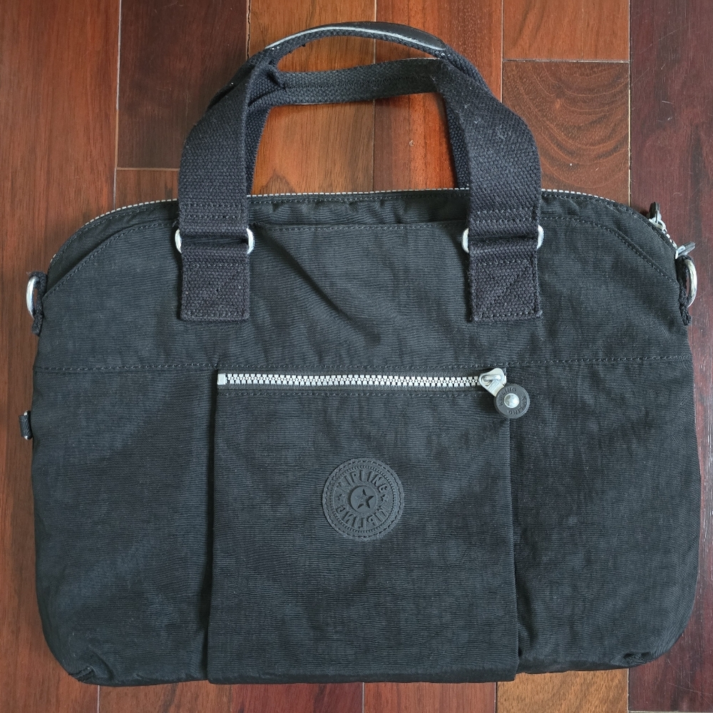 Kipling Digifly Black Laptop Book Bag / Computer Case Protection